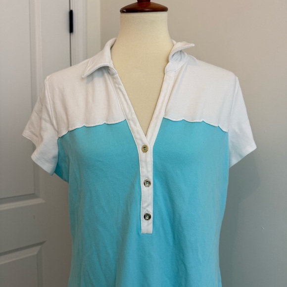Lilly Pulitzer Tonda Polo Dress Sz X-Large - Picture 2 of 10